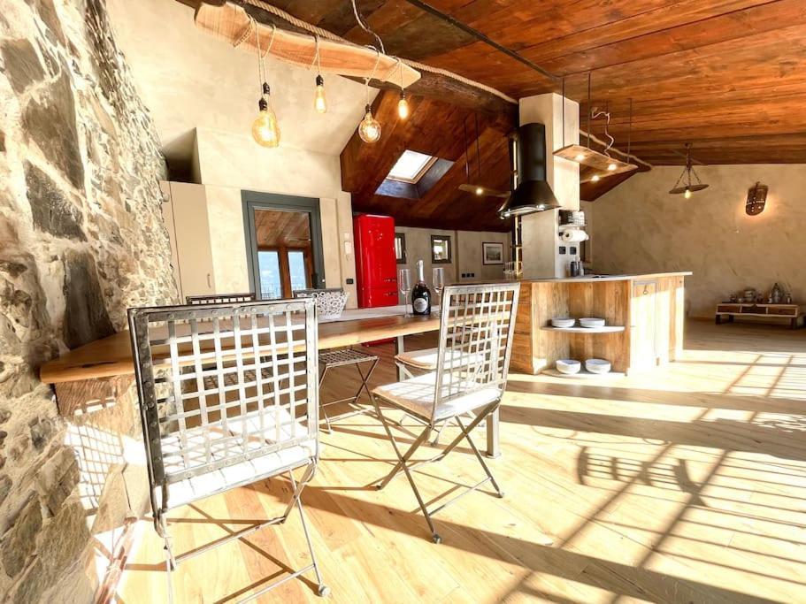 Romantic Home Stone With Amazing View Lake Of Como And Oleandra Laglio Kültér fotó